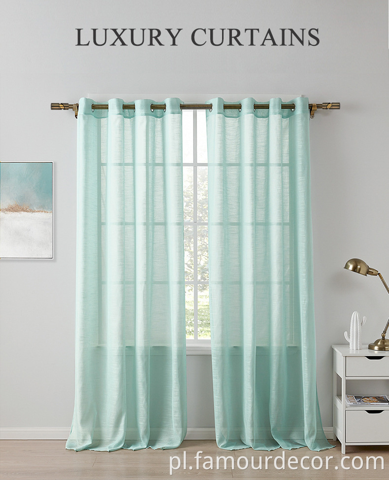 Three Colors Finial Curtain Pole